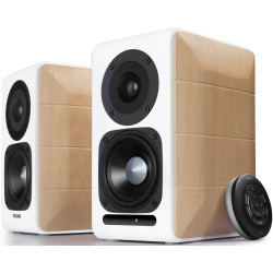 Edifier S880DB Hi-Res Audio Certified Powered Bookshelf Bluetooth Speakers White - BT 4.1/3.5mm AUX/USB/Optical/94mm Bass Driver/Built-in AMP