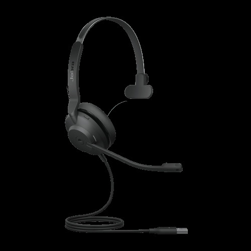 Jabra Evolve2 30 SE Wired USB-A MS Mono Headset, Lightweight  Durable, Noise Isolating Ear Cushions, Clear Calls, 2Yr Warranty