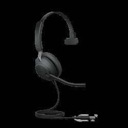 Jabra Evolve2 40 SE Wired USB-A UC Mono Headset, 360° Busy Light, Noise Isolationg Ear Cushions, 2Yr Warranty