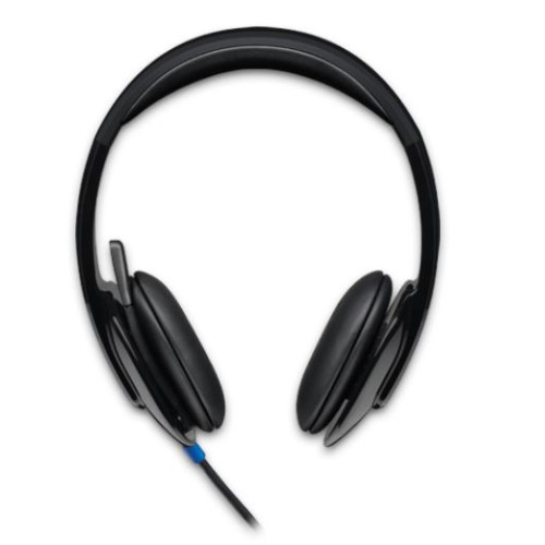 Logitech H540 USB Headset Laser-tuned drivers, 2Yr Plug and play Listen to details Crystal-clear voice Headphone Take control of the sound, Headp