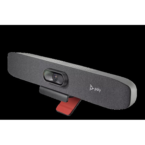 Poly Studio R30: USB Audio/Video Bar, with auto-track 120-deg FOV 4K Camera, Integrated speaker and microphone, Wi-Fi device management, monitor clamp