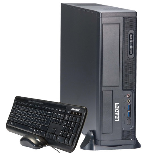 Leader Corporate S44-i5 Slim Desktop, Intel i5-13400,16GB DDR5 RAM, 500GB M.2 NVMe SSD, 300W GOLD PSU, Win 11 Pro, 3 Years 