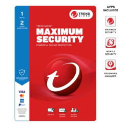 Trend Micro Maximum Security (1 Device) 2Yr Retail Mini Box Auto Renew