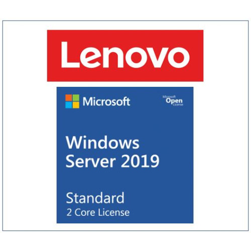 LENOVO Windows Server 2019 Standard Additional License (2 core) (No Media/Key) (Reseller POS Only) ST50 / ST250 / SR250 / ST550 / SR530 / SR550 / SR65