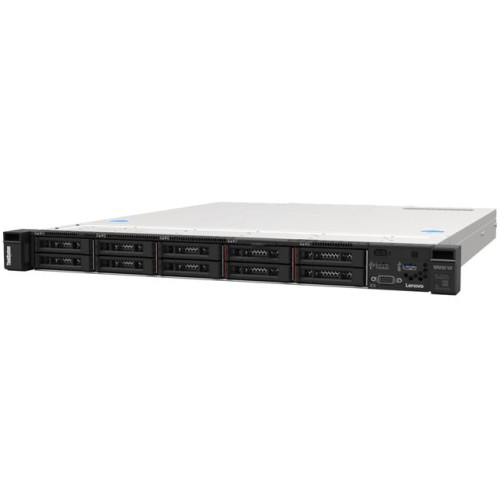 LENOVO ThinkSystem SR250 V2, 1xIntel Xeon E-2378G 8C 2.8GHz 80W, 1x16GB 2Rx8, SW RD, 1x450W, XCC Enterprise