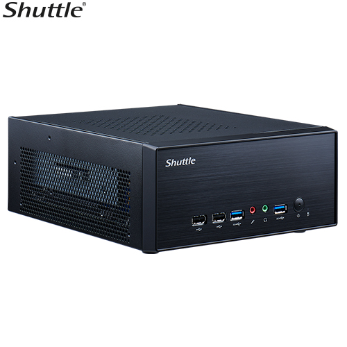 Shuttle XH510G2 Slim Mini PC 5L Barebone - Intel 11/10th Gen, PCIe x16, PCIe x1, LAN, HDMI, DP, 2x DDR4, 2.5