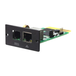 Aten UPS SNMP Card Module, built-in web server, real-time dynamic graphs of UPS data, warning notifications, logging and password security with remote