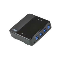 Aten Peripheral Switch 4x4 USB 3.1 Gen1, 4x PC, 4x USB 3.1 Gen1 Ports, Remote Port Selector, Plug and Play