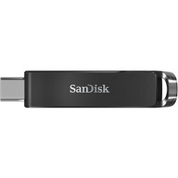 SanDisk Ultra USB Type-C Flash Drive, CZ460 32GB, USB Type C 3.1, Black, Super-thin Retractable, 5Y