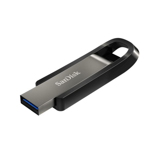 SanDisk 256GB Extreme GO USB3.2 Metal  Flash Drive USB-A 400MB/s SecureAccess™ encryption software2 Lifetime Lifetime Warranty Black