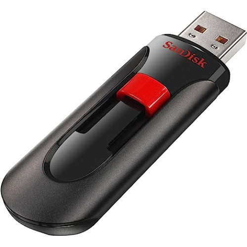 SANDISK CRUZER GLIDE USB 2.0 FLASH DRIVE 64GB SDCZ60-064G-B35