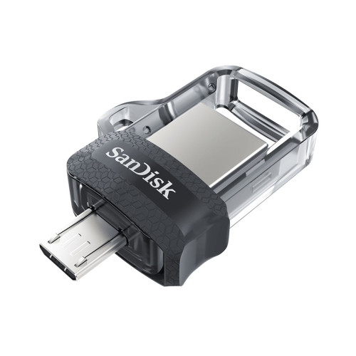 SanDisk Ultra Dual Drive m3.0 SDDD3 16GB USB3.0  micro-USB connector OTG-enabled 150MB/s Flash Drive Memory Stick Android Smartphone Tablet Macs PCs