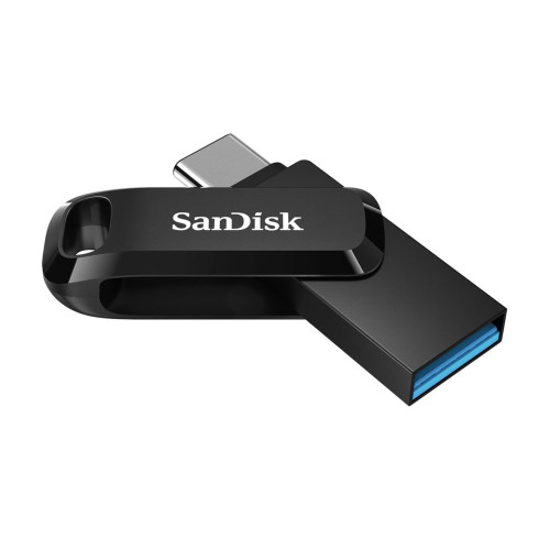 SanDisk 32GB Ultra Dual Drive Go 2-in-1 USB-C  USB-A Flash Drive Memory Stick 150MB/s USB3.1 Type-C Swivel for Android Smartphones Tablets Macs PCs