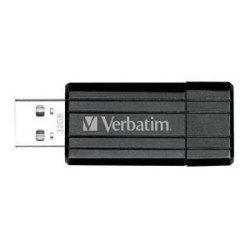 Verbatim Store'n'Go Pinstripe USB Drive 32GB USB Storage Drive Memory Stick (Black)