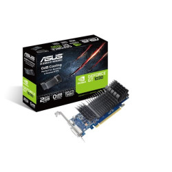 ASUS nVidia GeForce GT1030-SL-2G-BRK 2GB GDDR5 Low Profile Graphics Card with Bracket For Silent HTPC Build (With I/O Port Brackets)