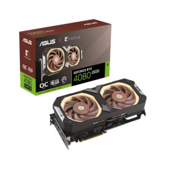 ASUS nVidia GeForce RTX4080S-O16G-NOCTUA RTX 4080 SUPER 16GB GDDR6X Noctua OC Edition 2610MHz Boost Clock, RAM 23Gbps, 3xDP, 2xHDMI, 310 x144.8x87.5mm