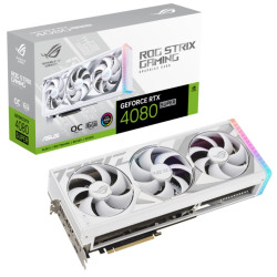 ASUS nVidia GeForce ROG-STRIX-RTX4080S-O16G-WHITE RTX4080 SUPER 16GB GDDR6X White OC Edition