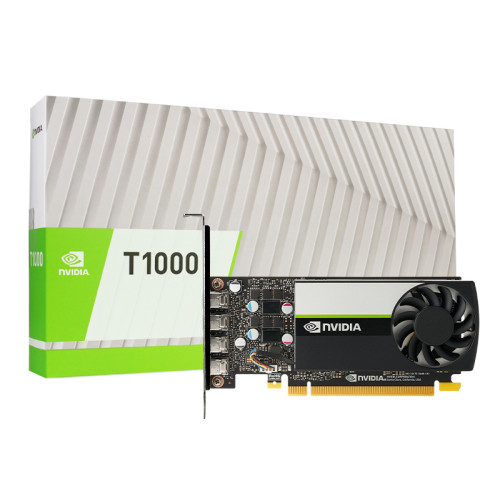 Leadtek nVidia Quadro Turing T1000 8GB Workstation Graphic Card GDDR6, PCIe ,896 CUDA cores, PCI-E 3.0 x16, 4x mDP, LP Bracket