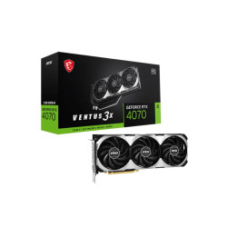 MSI GeForce RTX 4070 SUPER 12G VENTUS 3X OC Video Card  2595 MHz Boost Clock, 16GB GDDR6X,DisplayPort x 3 (v1.4a),HDMI x 1