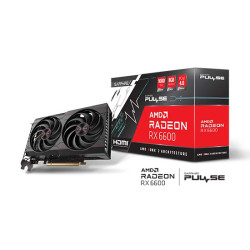 SAPPHIRE PULSE AMD RADEON™ RX 6600 Gaming Graphics Card 8GB GDDR6, AMD RDNA 2, HDMI/DP (11310-01-20G)