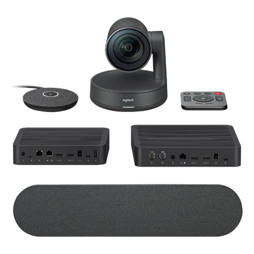 Logitech Rally Ultra-HD Color Camera Video Audio Conferencing Automatic Control Pan/Tilt/Zoom 90° View 15X HD Zoom 13 Megapixel 60fps Autofocus